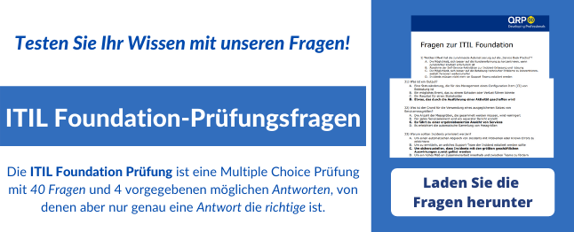 Testen Sie Ihr ITIL 4 Wissen mit unseren Fragen!