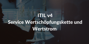 ITIL v4 Service Wertschöpfungskette Wertstrom