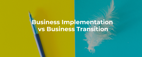 Business Implementation vs Business Transition