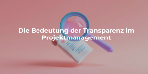 Die bedeutung der transparenz in PM